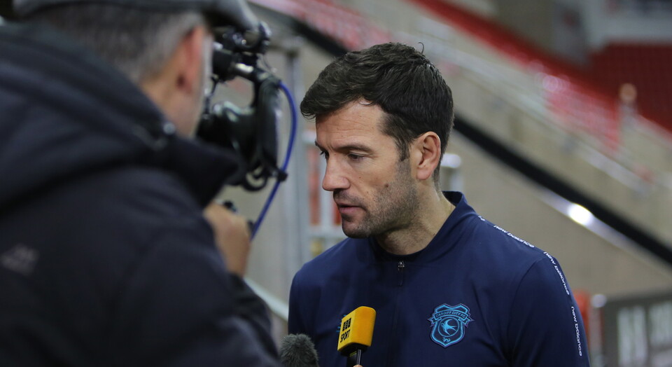 City boss Brian Barry-Murphy speaks to the press.