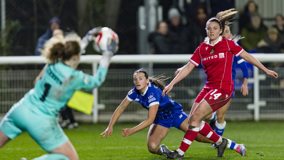 Cardiff City FC Women play in the Genero Adran Cup Final.