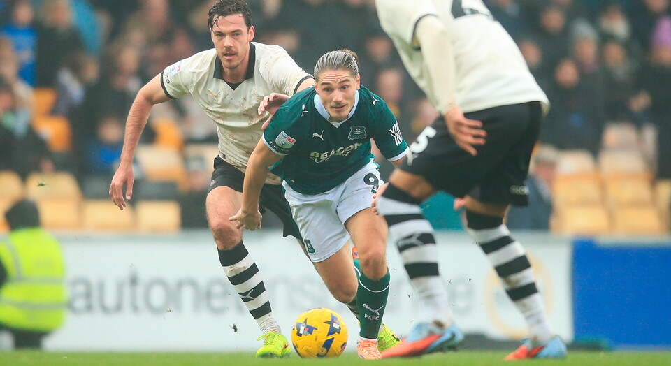 Lorent Tolaj of Plymouth Argyle.