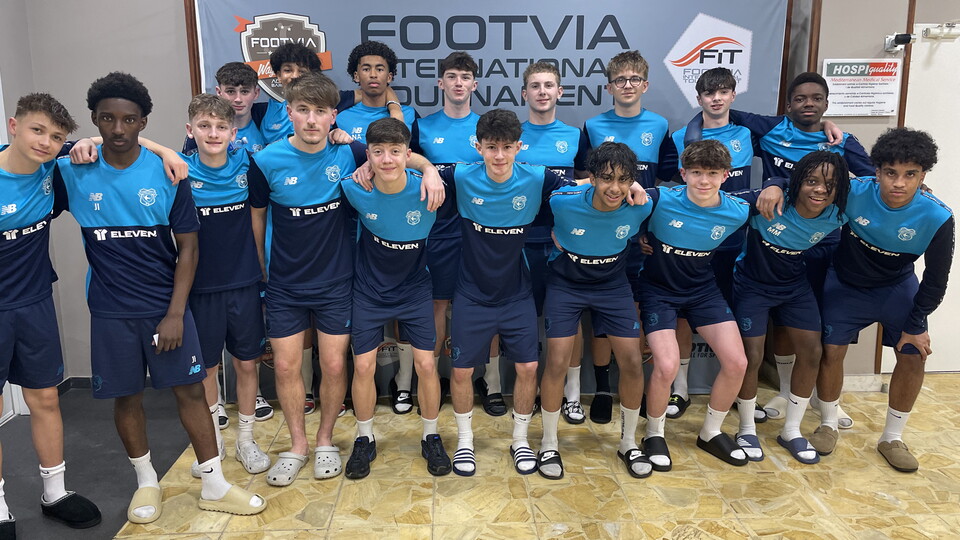 Cardiff City's U16 squad