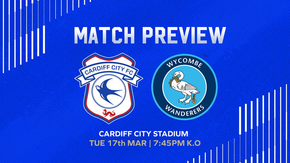 Wycombe Wanderers are the visitors to CCS on Tuesday evening.