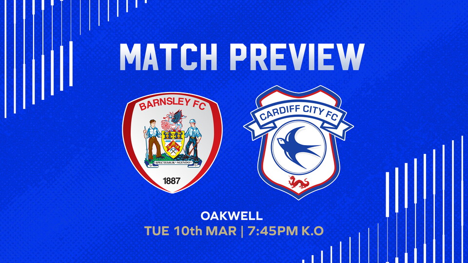 The Bluebirds travel to Oakwell to face Barnsley on Tuesday night.