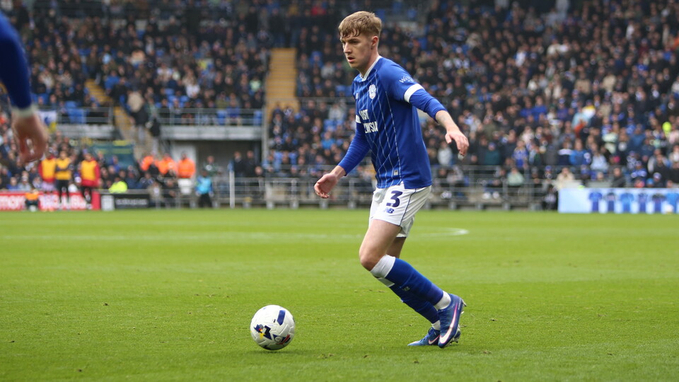 Joel Bagan in action for Cardiff City FC