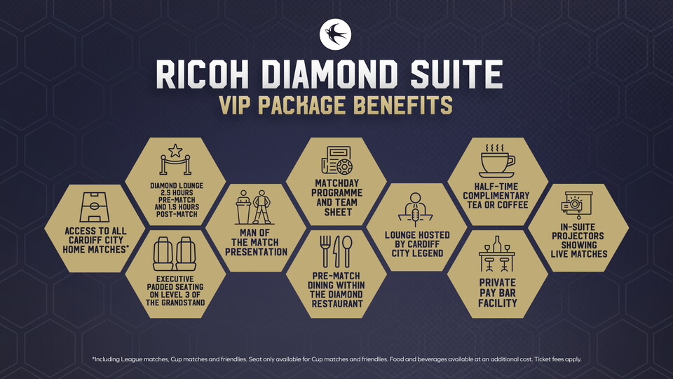 RICOH Diamond Suite VIP Package Benefits.