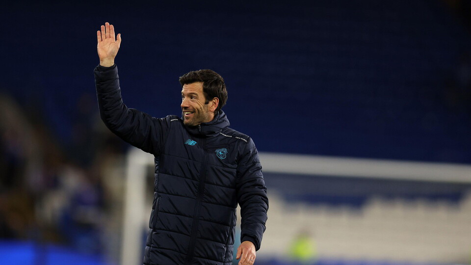 Brian Barry-Murphy celebrates City’s win over Port Vale.