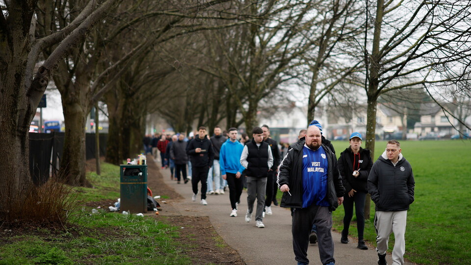 Cardiff City supporters