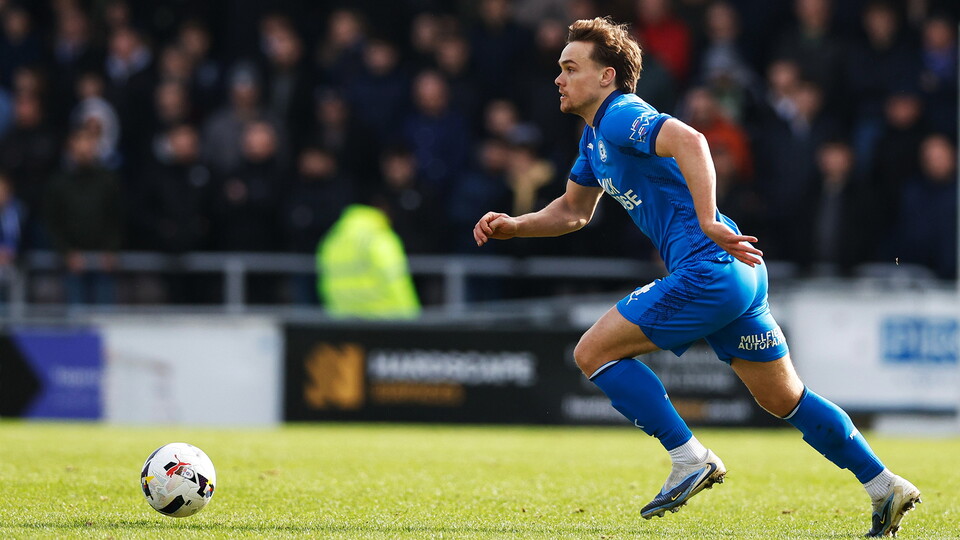 Archie Collins, midfielder of Peterborough United.