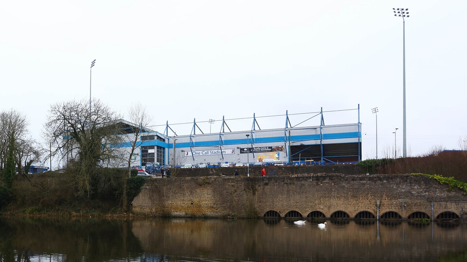 Home of Mansfield Town, the One Call Stadium.