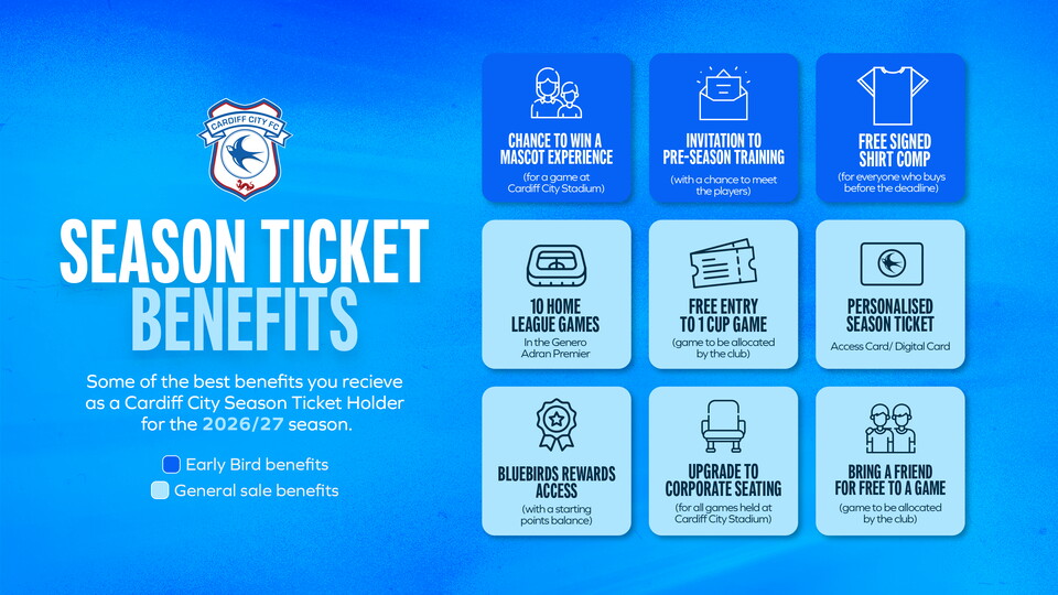 Season Ticket Benefits
