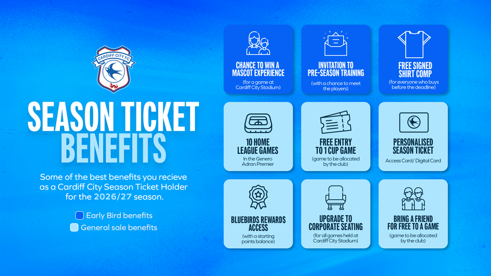 Season Ticket Benefits