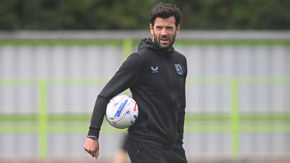 City boss Brian Barry-Murphy before the game against Forest Green Rovers