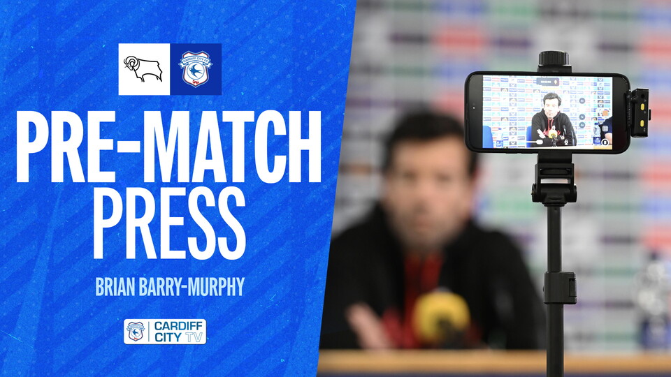 Brian Barry-Murphy talks to press pre-Derby County.