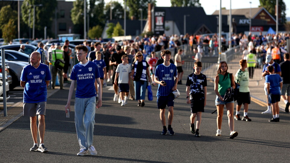 Cardiff City supporters