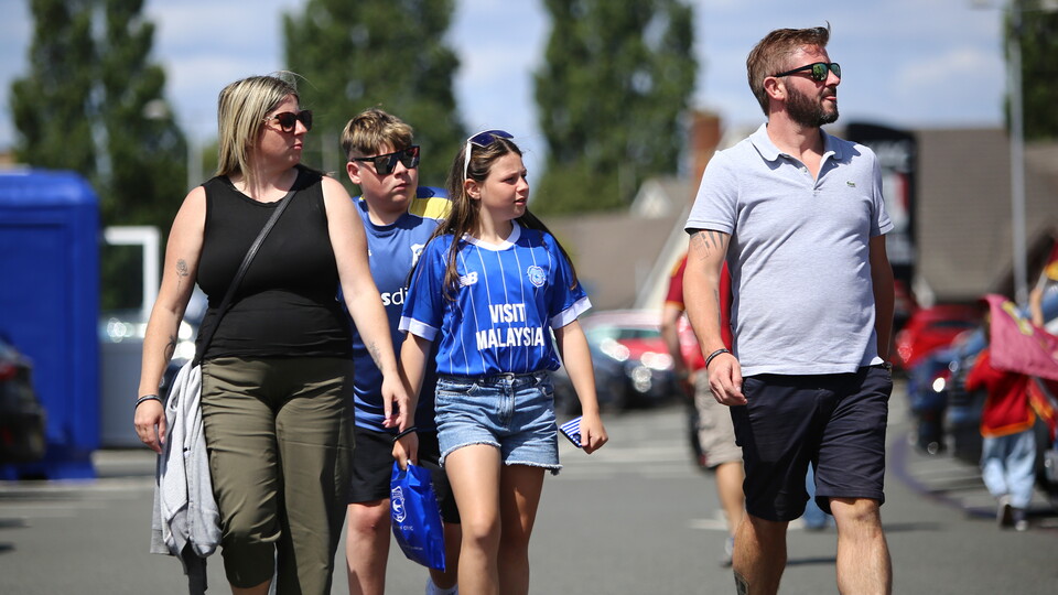 Cardiff City supporters