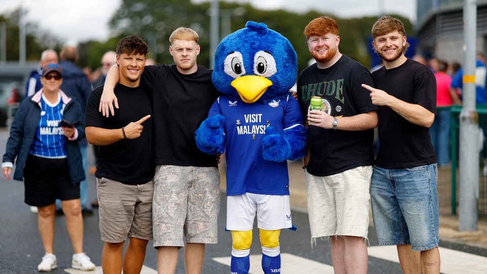 Cardiff City supporters