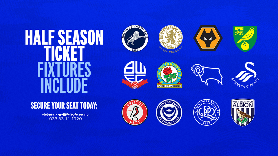 Half Season Ticket fixtures