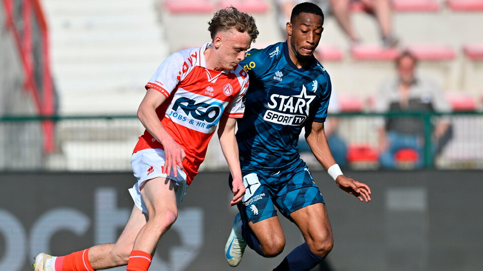 Dion De Neve in action for KV Kortrijk