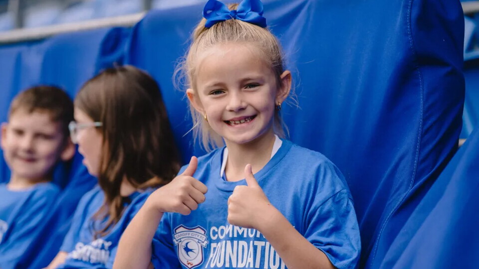 Mascot at Cardiff City FC fixture