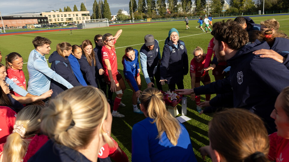 Cardiff City FC Women celebrate
