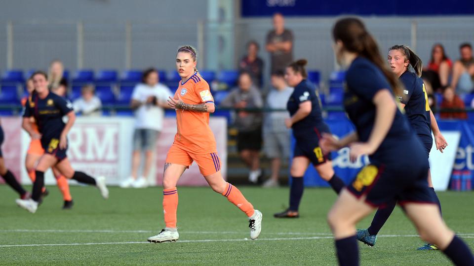 Cardiff City Women in away kit