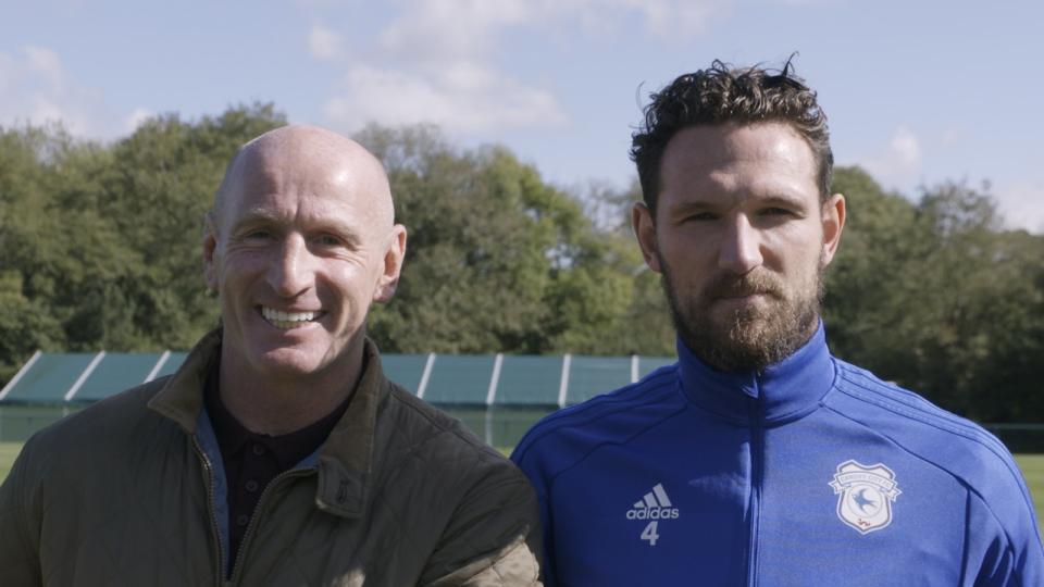 Gareth Thomas and Sean Morrison