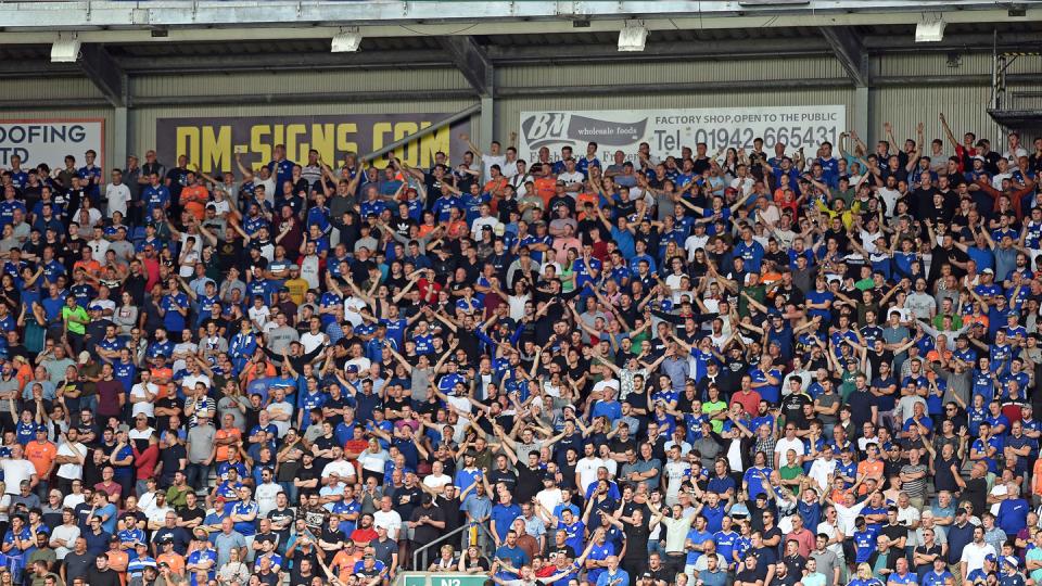 Wigan - Cardiff City supporters