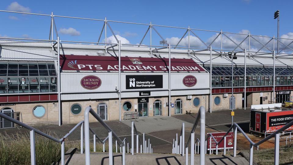 Sixfields Stadium - known as PTS Academy Stadium for sponsorship reasons