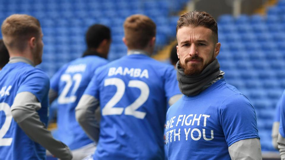 Joe Bennett wearing his shirt to support Sol...