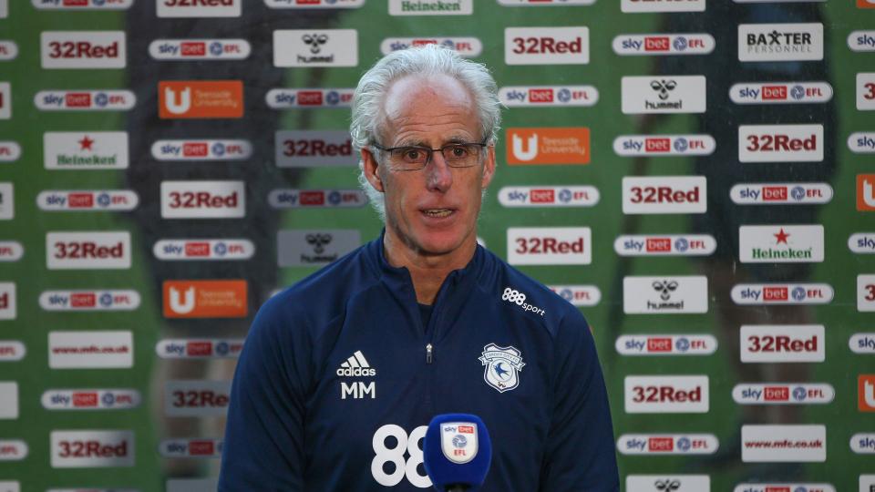 City boss Mick McCarthy after the match at Middlesbrough...