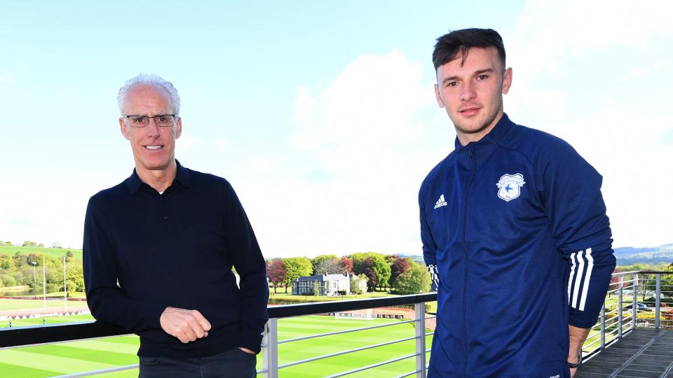 Mark Harris and City boss Mick McCarthy...