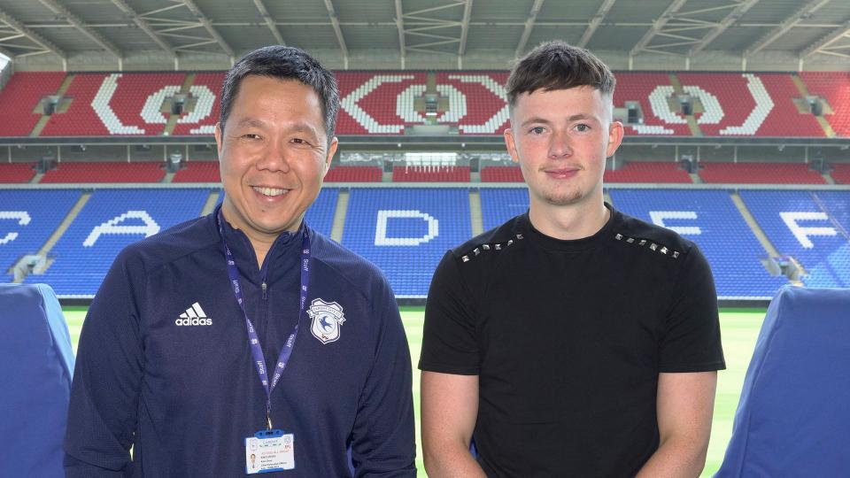 Owen Pritchard with Ken Choo...