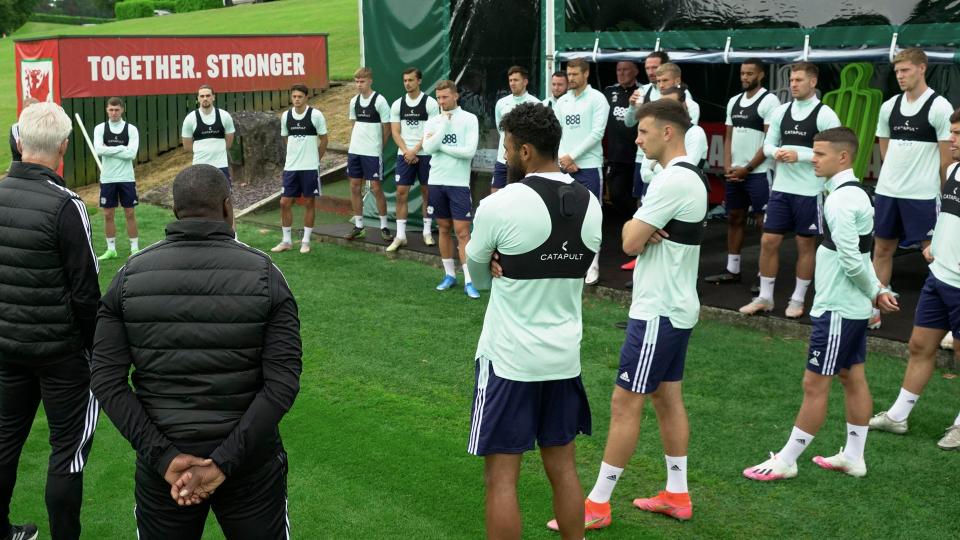 The Bluebirds are back in training...