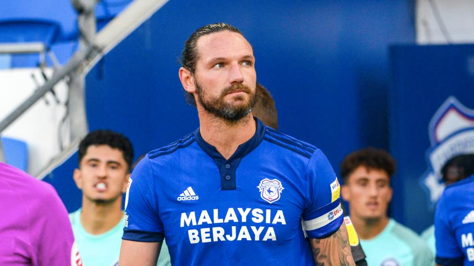 Sean Morrison pre-match against Brighton & Hove Albion...