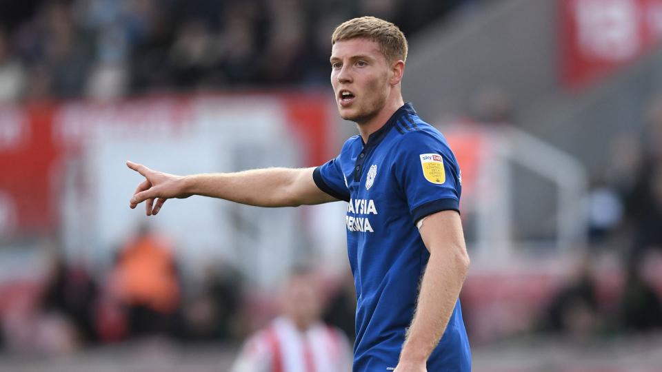 Mark McGuinness in action for City...