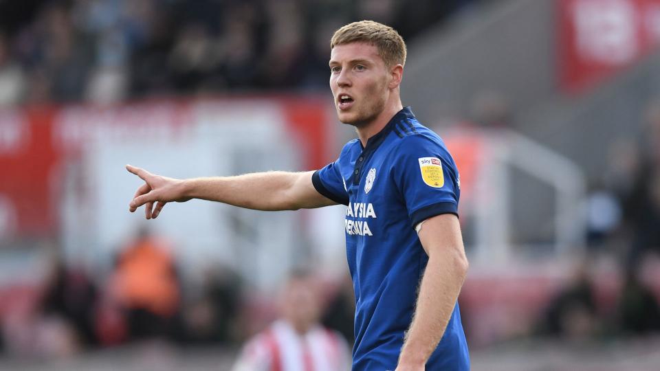 Mark McGuinness in action for City...