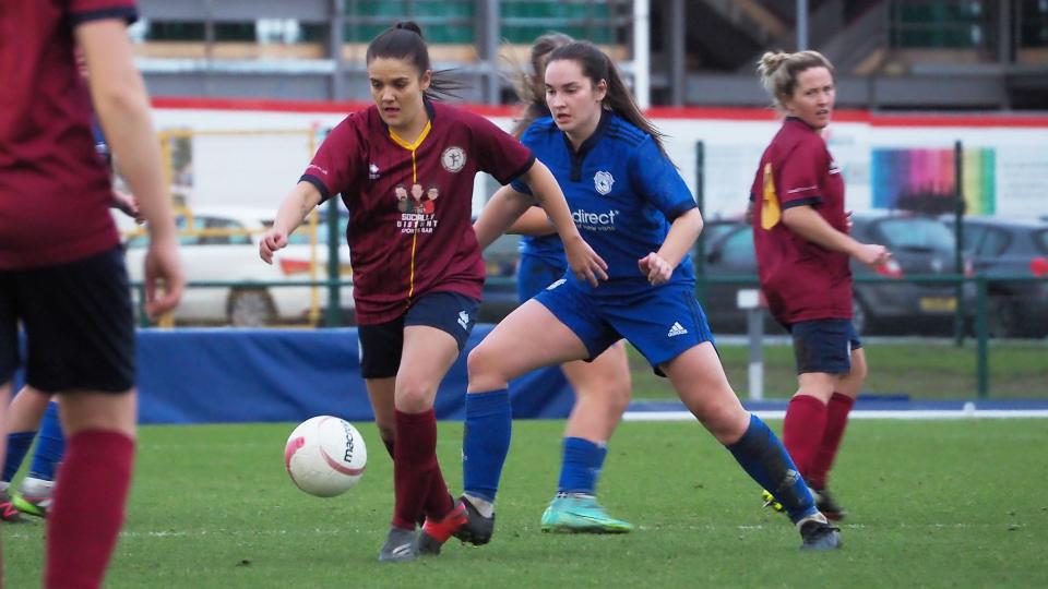 Siobhan Walsh in action against Cardiff Met...