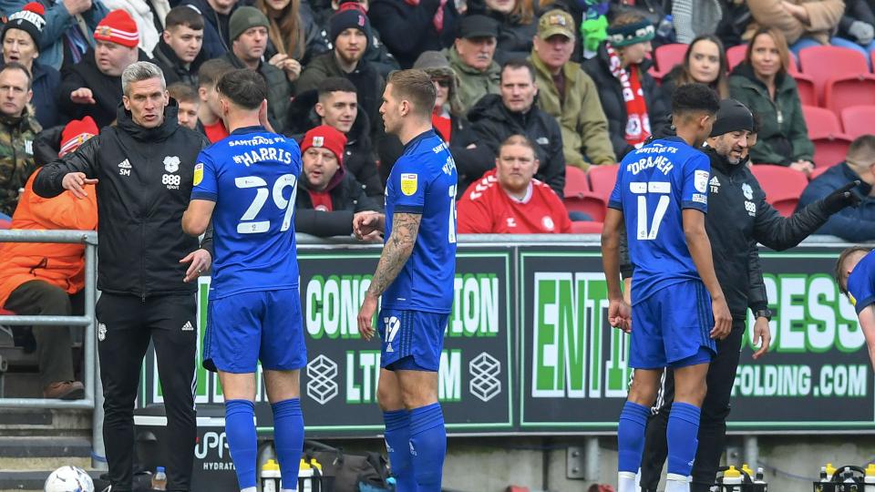 Steve Morison spoke to the press on Friday...