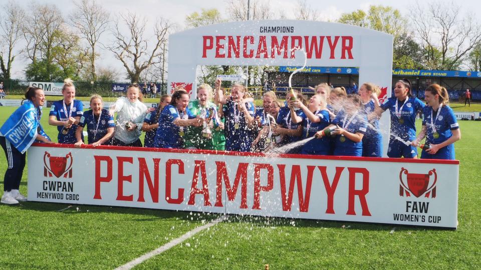 Cardiff City FC Women are FAW Women's Cup winners...
