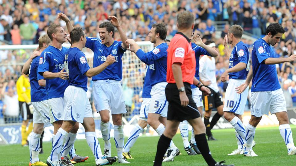 Cardiff City players