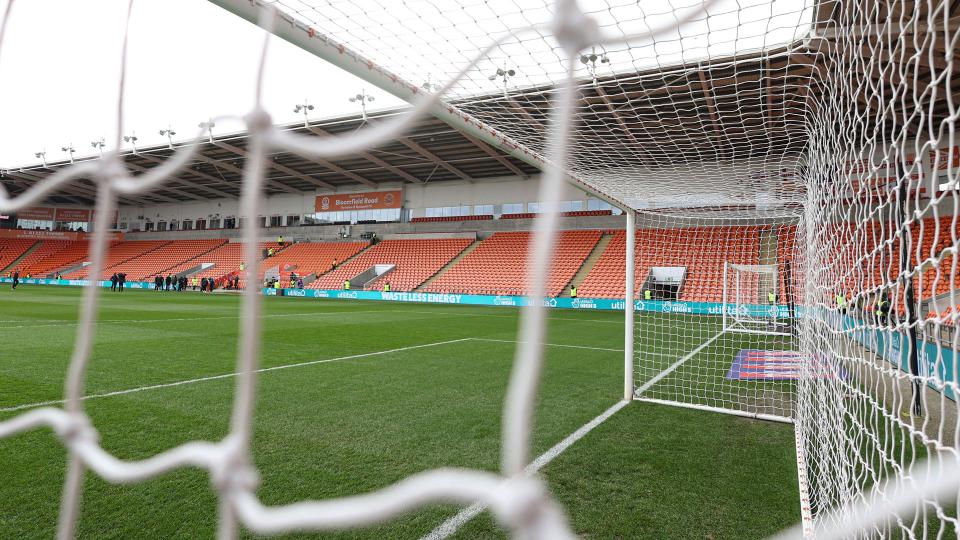 Bloomfield Road, home of Blackpool...