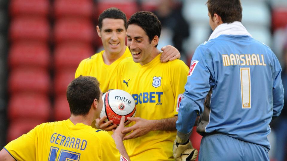 Peter Whittingham celebrates at Sheffield United...