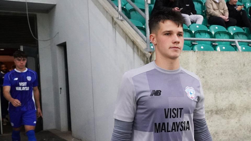 City goalkeeper Joe Thomas...