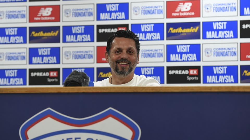 Erol Bulut talks to the press pre-SWFC...