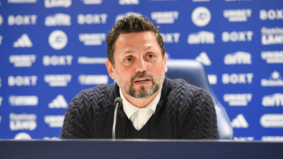 Erol Bulut speaks to the media following Cardiff City's 2-2 draw against Leeds United