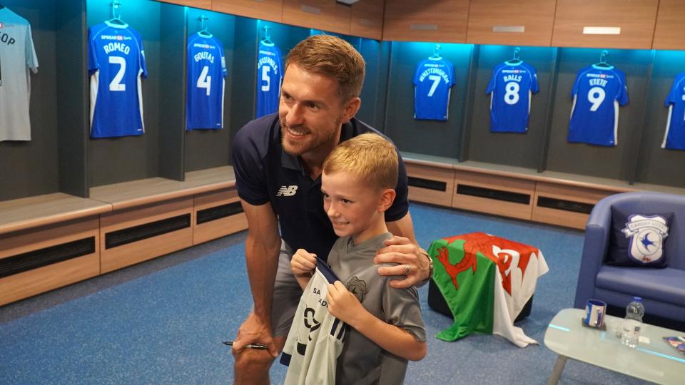 Aaron Ramsey meets the Bluebirds on Thursday afternoon...