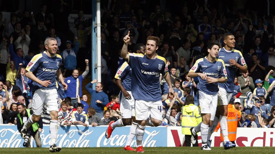 Ross McCormack celebrates scoring for Cardiff City