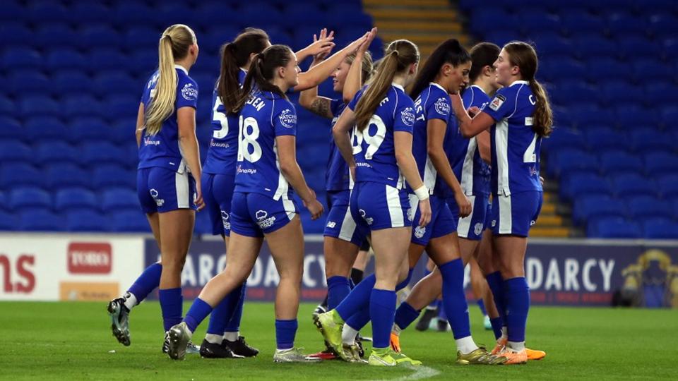 Danielle Green scores for Cardiff City Women