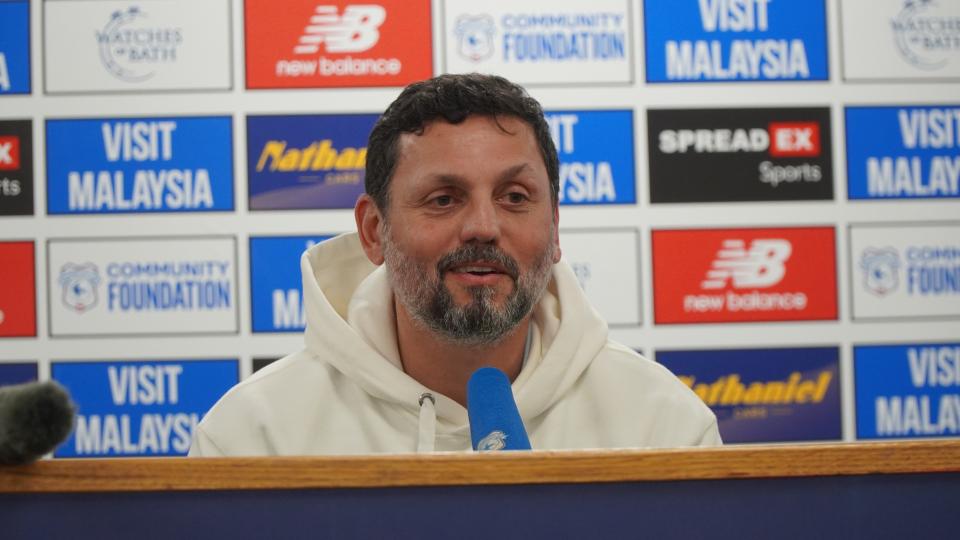 Erol Bulut speaks to the press