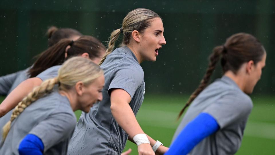 Hannah Power in action for Cardiff City Women