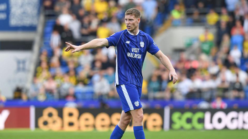 Mark McGuinness in action for Cardiff City